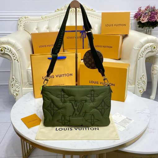 Louis Vuitton Econyl Maxi Multi Pochette Accessoires M58977 Khaki/Beige - Image 7