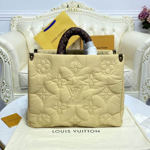 Louis Vuitton Econyl Onthego GM M59007 Beige - Image 2