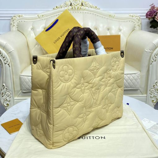 Louis Vuitton Econyl Onthego GM M59007 Beige - Image 3