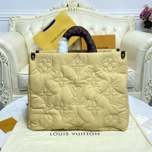 Louis Vuitton Econyl Onthego GM M59007 Beige - Image 4