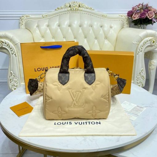 Louis Vuitton Econyl Speedy Bandouliere 25 M59008 Beige - Image 4