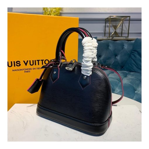 Louis Vuitton Epi Leather Alma BB M40302 Black/Pink - Image 2