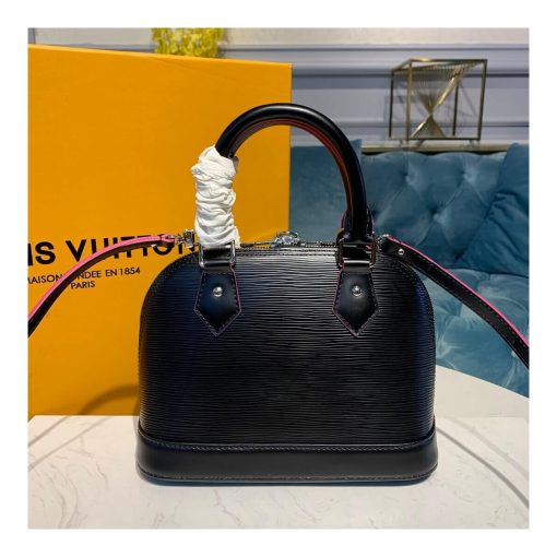 Louis Vuitton Epi Leather Alma BB M40302 Black/Pink - Image 3