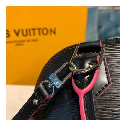 Louis Vuitton Epi Leather Alma BB M40302 Black/Pink - Image 7