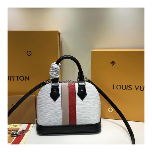 Louis Vuitton Epi Leather Alma BB M51963 M51961 White - Image 7