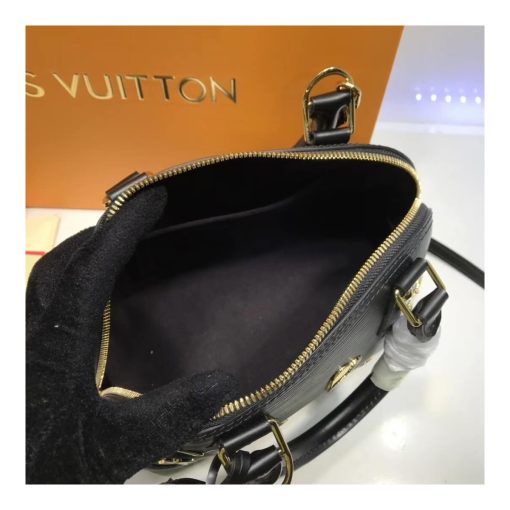 Louis Vuitton Epi Leather Alma BB M52884 M52885 Black - Image 9