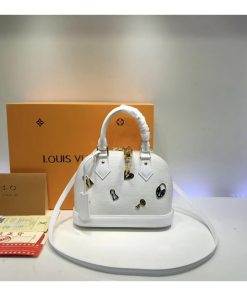 Louis Vuitton Epi Leather Alma BB M52884 M52885 White