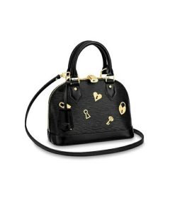 Louis Vuitton Epi Leather Alma BB M52884 M52885 Black