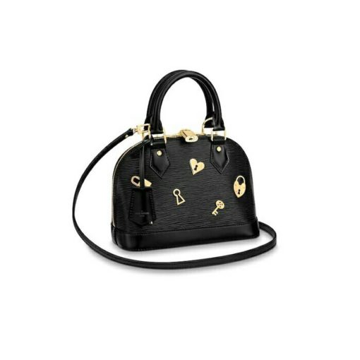 Louis Vuitton Epi Leather Alma BB M52884 M52885 Black