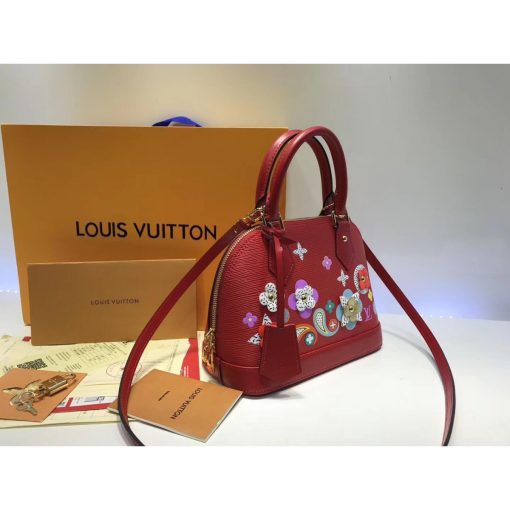 Louis Vuitton Epi Leather Alma BB M54836 Red - Image 2