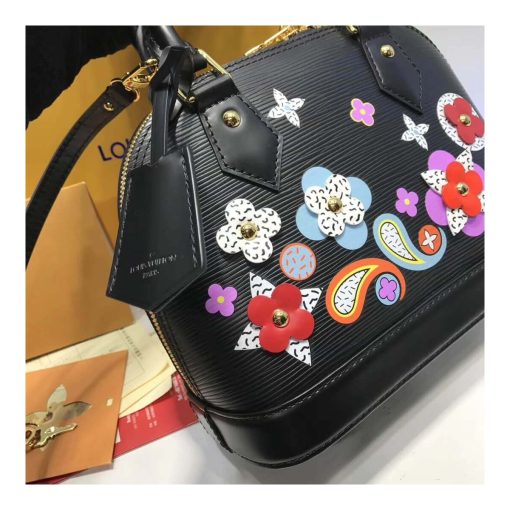 Louis Vuitton Epi Leather Alma BB M54836 Black - Image 4