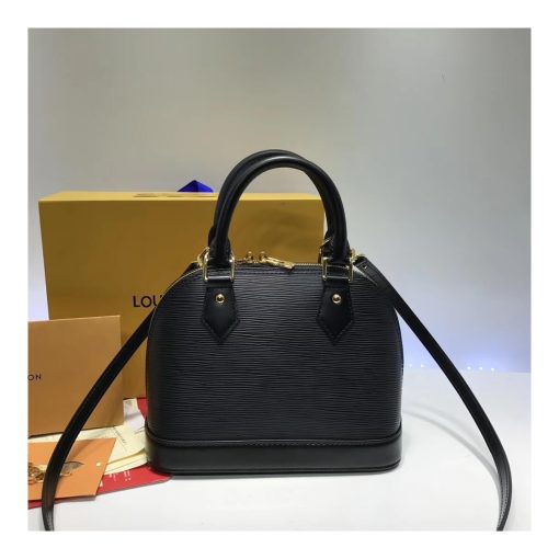 Louis Vuitton Epi Leather Alma BB M54836 Black - Image 7