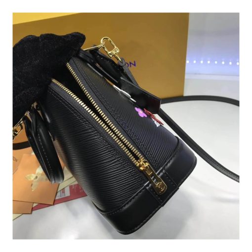 Louis Vuitton Epi Leather Alma BB M54836 Black - Image 10