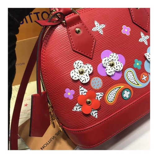 Louis Vuitton Epi Leather Alma BB M54836 Red - Image 3