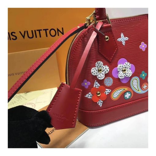 Louis Vuitton Epi Leather Alma BB M54836 Red - Image 5