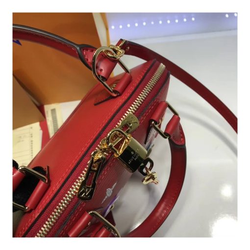 Louis Vuitton Epi Leather Alma BB M54836 Red - Image 7