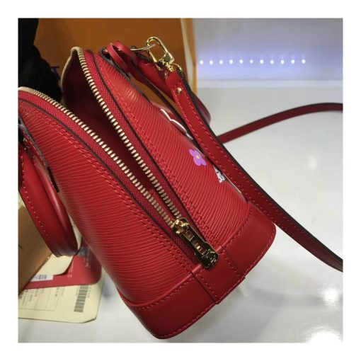 Louis Vuitton Epi Leather Alma BB M54836 Red - Image 9