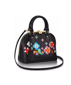 Louis Vuitton Epi Leather Alma BB M54836 Black