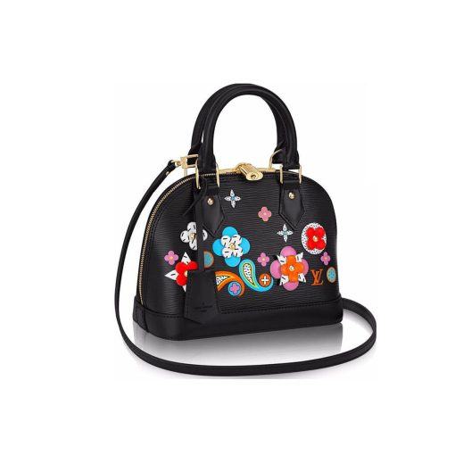 Louis Vuitton Epi Leather Alma BB M54836 Black