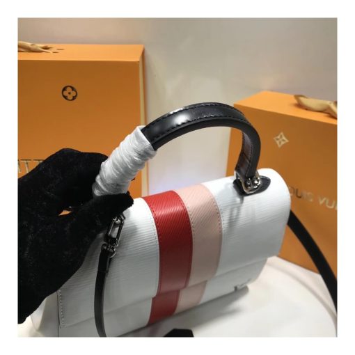 Louis Vuitton Epi Leather Cluny BB M51964 White - Image 3