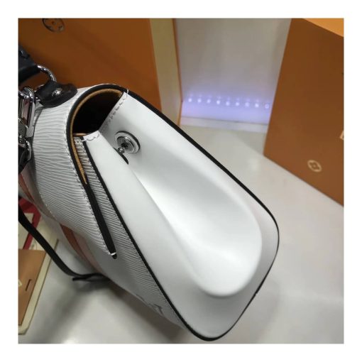 Louis Vuitton Epi Leather Cluny BB M51964 White - Image 4