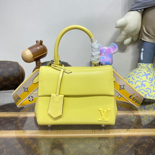 Louis Vuitton Epi Leather Cluny Mini M22616 Jaune Plume - Image 5