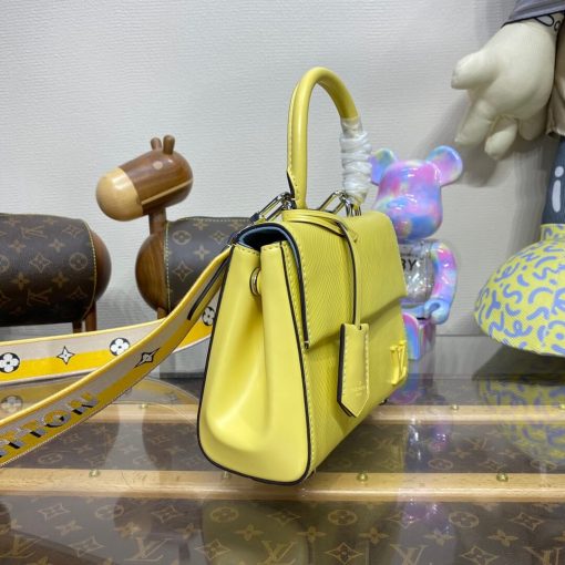 Louis Vuitton Epi Leather Cluny Mini M22616 Jaune Plume - Image 7