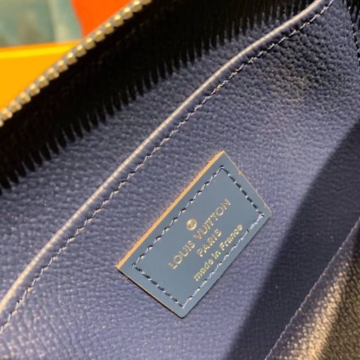 Louis Vuitton Epi Leather Cosmetic Pouch M60024 Blue - Image 8