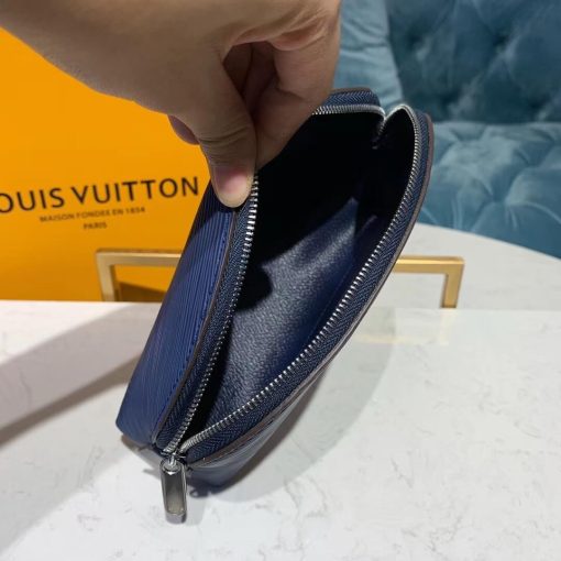 Louis Vuitton Epi Leather Cosmetic Pouch M60024 Blue - Image 9