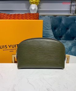 Louis Vuitton Epi Leather Cosmetic Pouch M60024 Green