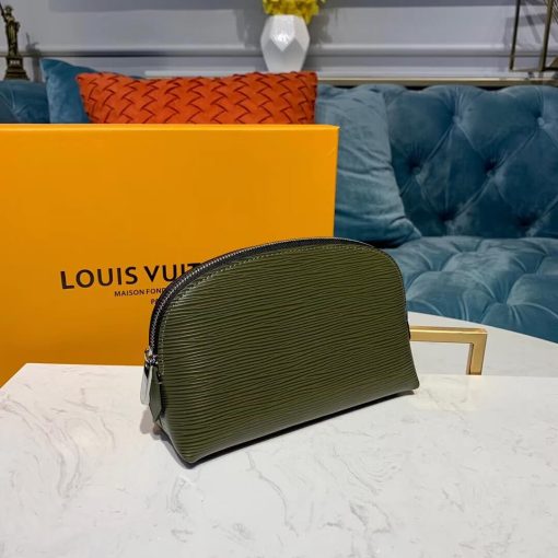 Louis Vuitton Epi Leather Cosmetic Pouch M60024 Green - Image 2
