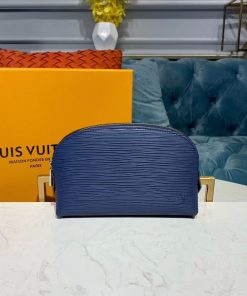 Louis Vuitton Epi Leather Cosmetic Pouch M60024 Blue