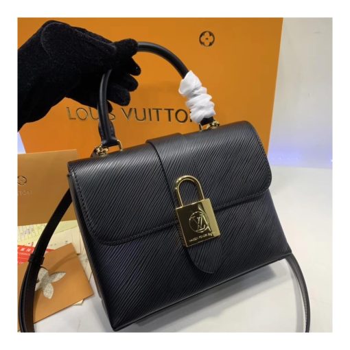 Louis Vuitton Epi Leather Locky BB Bag M52879 Black - Image 3
