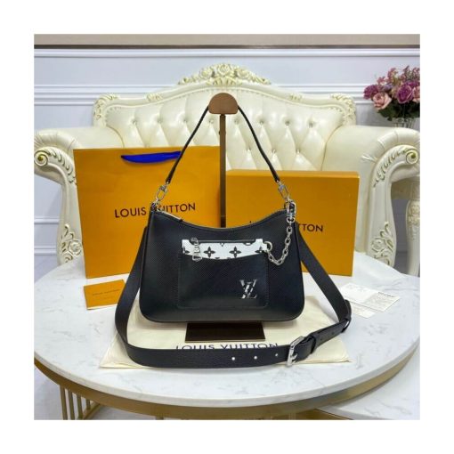 Louis Vuitton Epi Leather Marelle M80794 M80688 M80689 Black - Image 4