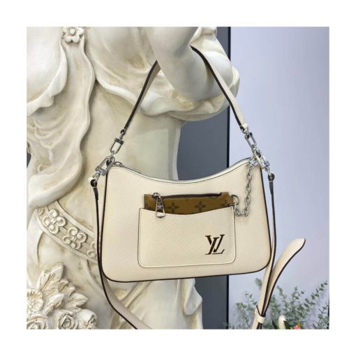 Louis Vuitton Epi Leather Marelle M80794 M80688 M80689 White - Image 3