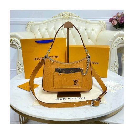 Louis Vuitton Epi Leather Marelle M80794 M80688 M80689 Caramel - Image 4