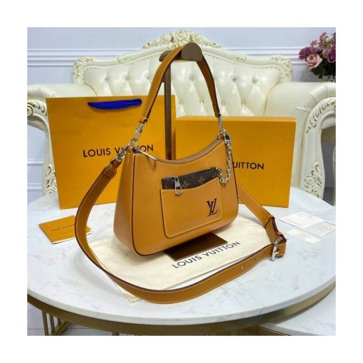 Louis Vuitton Epi Leather Marelle M80794 M80688 M80689 Caramel - Image 5