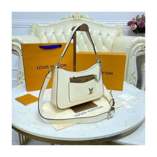 Louis Vuitton Epi Leather Marelle M80794 M80688 M80689 White - Image 5