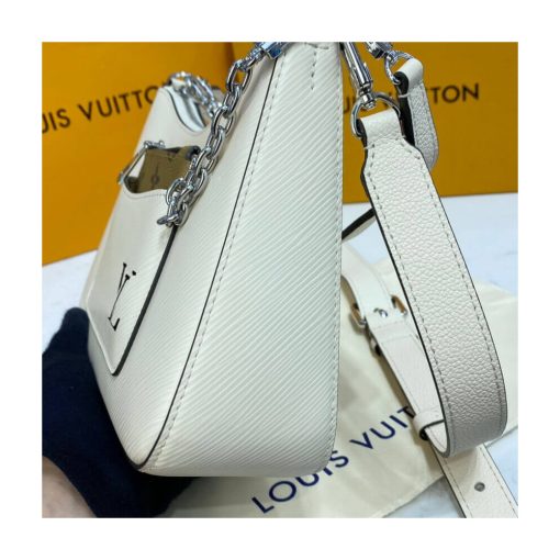 Louis Vuitton Epi Leather Marelle M80794 M80688 M80689 White - Image 8
