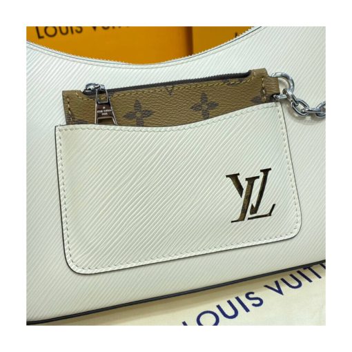 Louis Vuitton Epi Leather Marelle M80794 M80688 M80689 White - Image 9