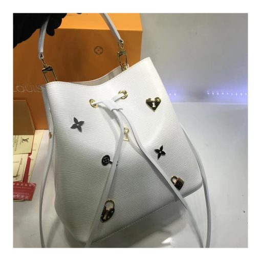 Louis Vuitton Epi Leather NeoNoe M53237 M53238 White - Image 4