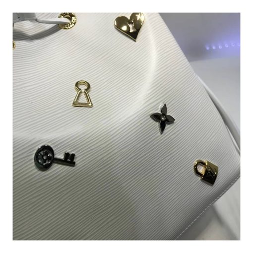 Louis Vuitton Epi Leather NeoNoe M53237 M53238 White - Image 6