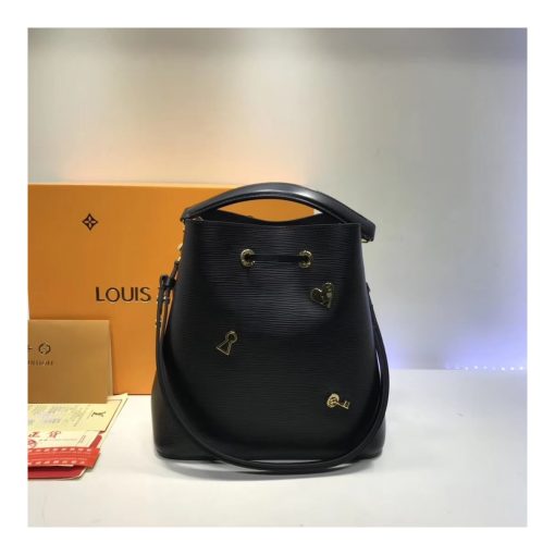 Louis Vuitton Epi Leather NeoNoe M53237 M53238 Black - Image 8