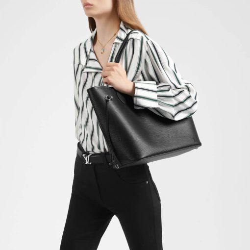 Louis Vuitton Epi Leather Neverfull MM M40392 Black - Image 2