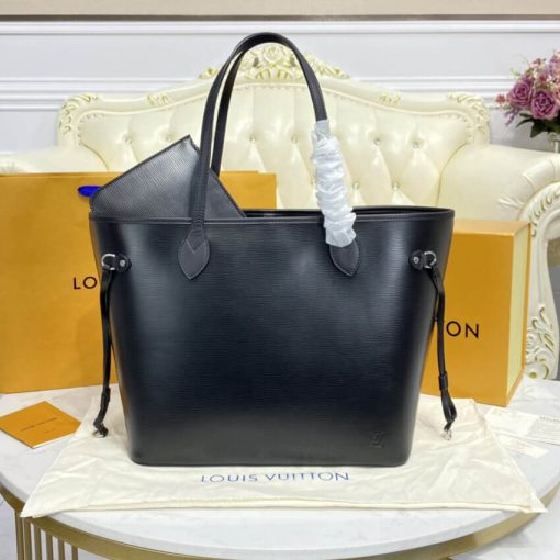 Louis Vuitton Epi Leather Neverfull MM M40392 Black - Image 4