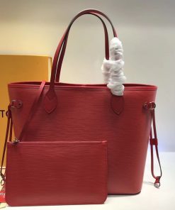 Louis Vuitton Epi Leather Neverfull MM M41159 M40885 Red