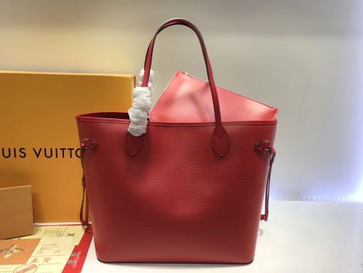 Louis Vuitton Epi Leather Neverfull MM M41159 M40885 Red - Image 2