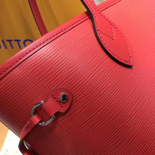 Louis Vuitton Epi Leather Neverfull MM M41159 M40885 Red - Image 3