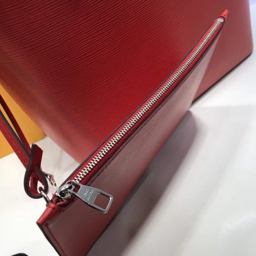 Louis Vuitton Epi Leather Neverfull MM M41159 M40885 Red - Image 6