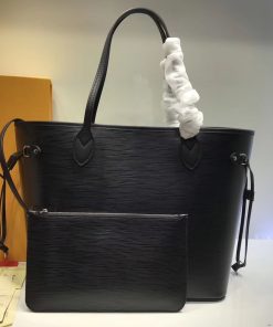 Louis Vuitton Epi Leather Neverfull MM M41159 M40885 Black